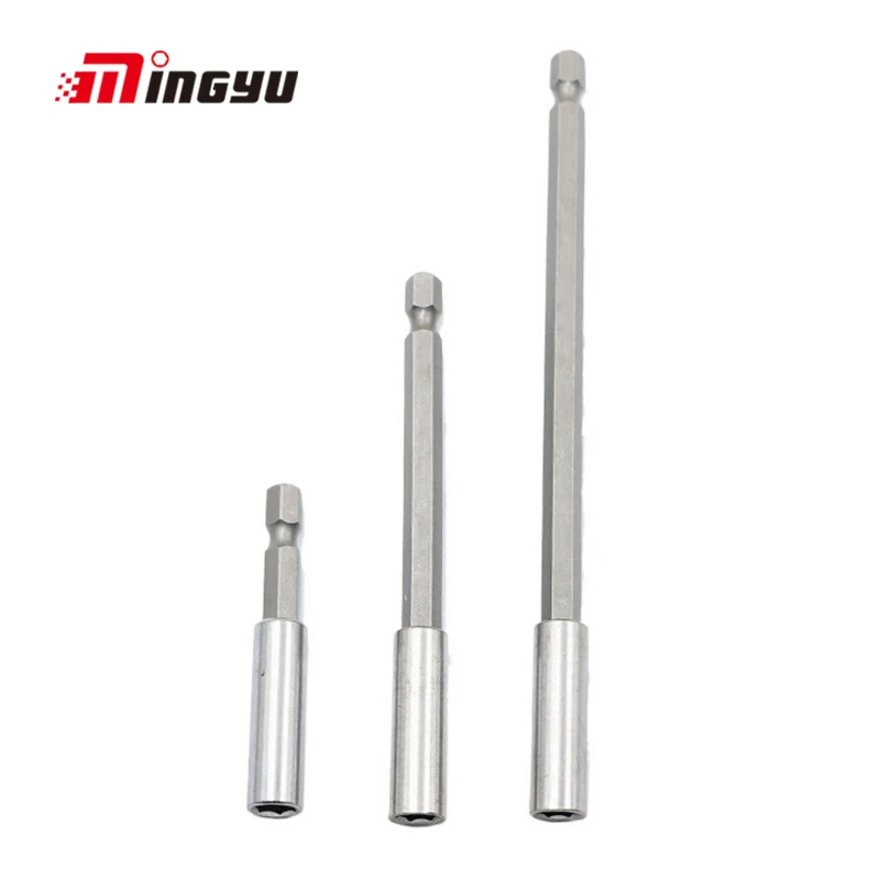 1/4 "6.35mm Extension Socket Set Power Screwdriver Tip Holder Quick Change Rod Sleeve
