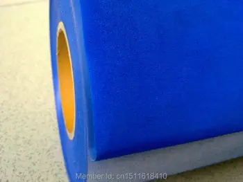 

CDF-06 Royal blue t-shirt vinyl flim,flock heat transfer vinyl design for t-shirt free shipping