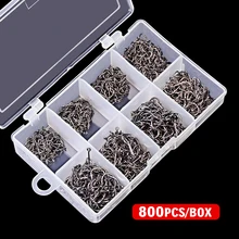 800 шт./кор. рыболовный крючок 3#-10# одиночный крючок высокого качества рыболовный крючок джиг Большой Крючок