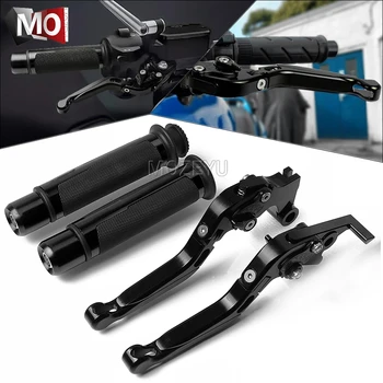 

For Suzuki GSXR GSX-R 600 750 1000 GSX-R1000 GSX-R600 GSX-R750 Motorcycle CNC Adjustable Brake Clutch Levers Handlebar Hand Grip