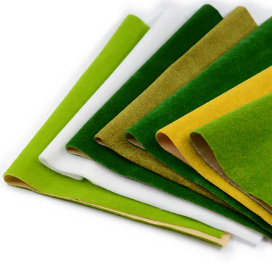 satz Grasmatte Papier Zug Layout Grün Gras Matte Landschaft Nützlich 4 teile satz Grasmatte Papier Zug Layout Grün Gras Matte Landschaft Nützlich 4 teile