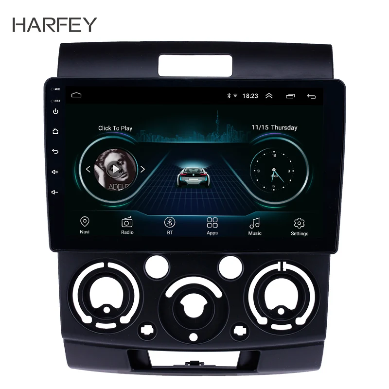 

Harfey 9 inch Touchscreen GPS Navigation Radio Android 8.1 for Ford Everest/Ranger 2006-2010 with USB WIFI AUX support Carplay