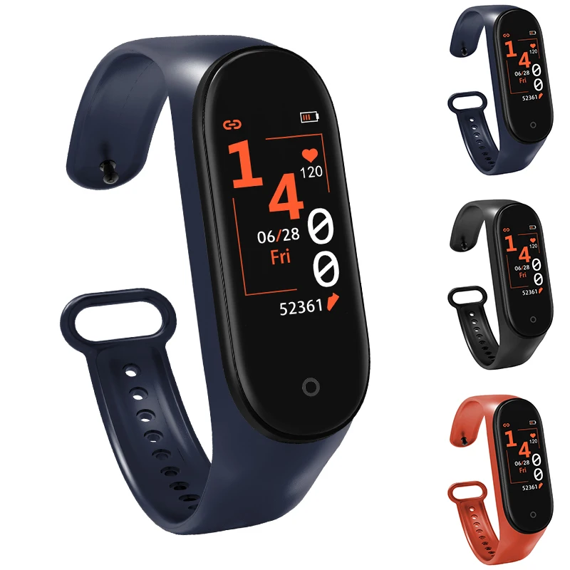 

Smart Bracelet 3 Color Screen Heart Rate Fitness Music Bluetooth For Xiaomi Mi Band 4 BT5.0 0.96inch 90mAH ABS+PC+TPU global