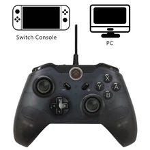 USB проводной Pro контроллер для консольный переключатель Nintendo и PC Двойной Двигатель Вибрационный геймпад для Nod NS хост для Windows PC