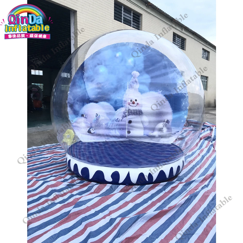 Customized Inflatable Snow Globe Photo Booth Inflatable Human Size Snow