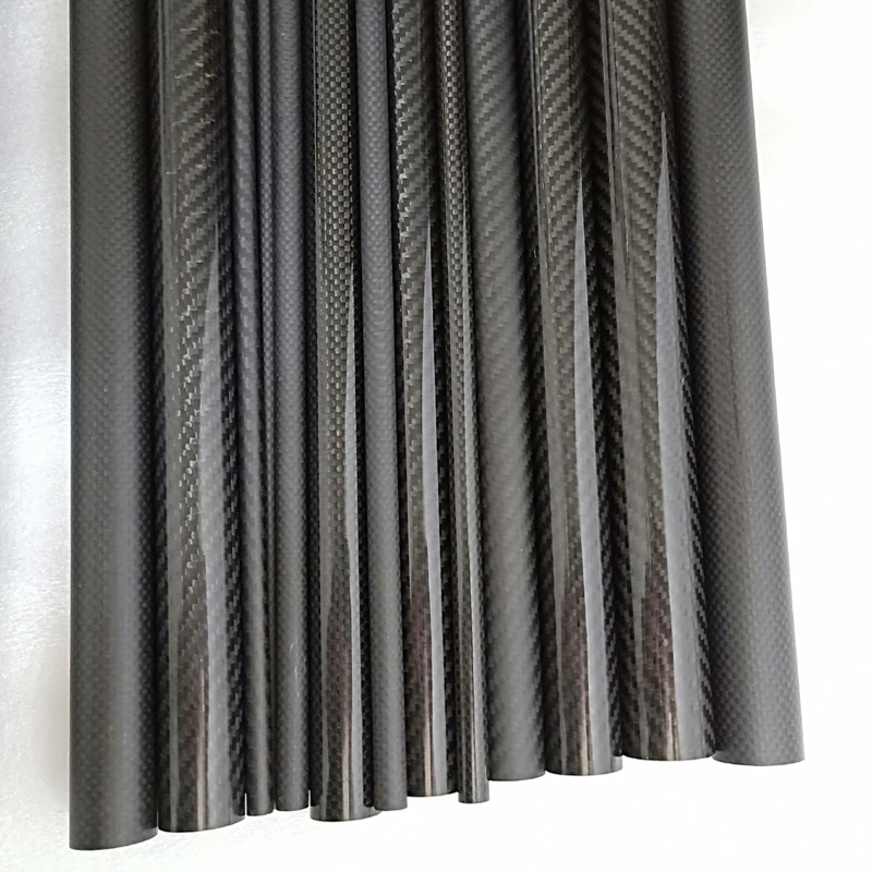 1PCS length 500 mm carbon fiber tube high composite hardness material 3K Twill matte for plant protection aircraft