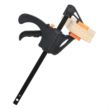 

NICEYARD Quick Release Quick Squeeze Woodworking F Folder Clip Wooden Board Clip Clamp Ratchet Carpentry Fixed Clip