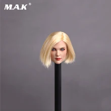 1/6 Scale GC006 C Style Womens Head Sculpt with Curly Short Blond Hair for 12 Inches Figures Bodies 1 6 scale kt005 female head sculpt long hair model toys for 12 inches women bodies figures