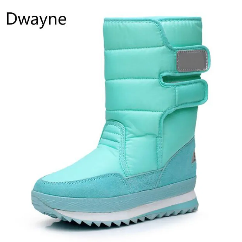 Tanie Dwayne śniegowce 2019 marka kobiety zimowe buty buty dla matek przeciwpoślizgowe wodoodporne elastyczne kobiety moda buty casual Plus Size