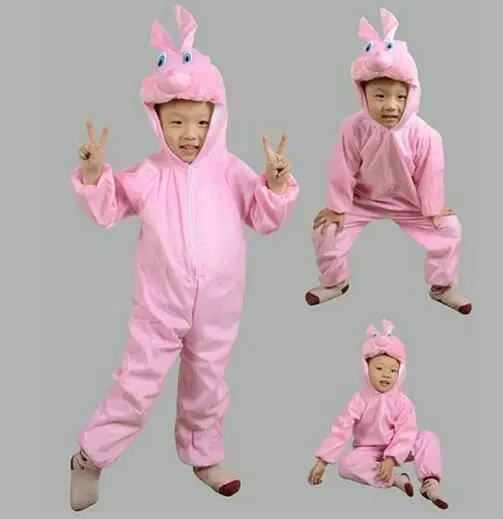 Милый детский костюм с динозавром из мультфильма для мальчиков и девочек, комбинезон со слоном и кроликом, Школьный костюм для детей, детские костюмы на день
