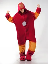 Mono de Dormir capas de Superhéroes Iron Man Anime de Cosplay Del Traje de Las Mujeres Adultas Onesie Pijamas Suaves Pijamas Polar