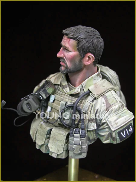 1/10 фигура из смолы морские котики США Афганистан 2005 грудь GK современный военный