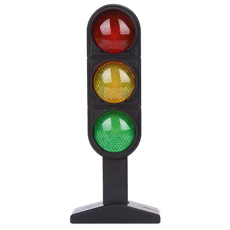 

New 1Pcs Time-limited New Trains Slot Kid Juguetes Child Traffic Light Signal Lamp Toy Mini Cars Electric Railway Brinquedos Toy
