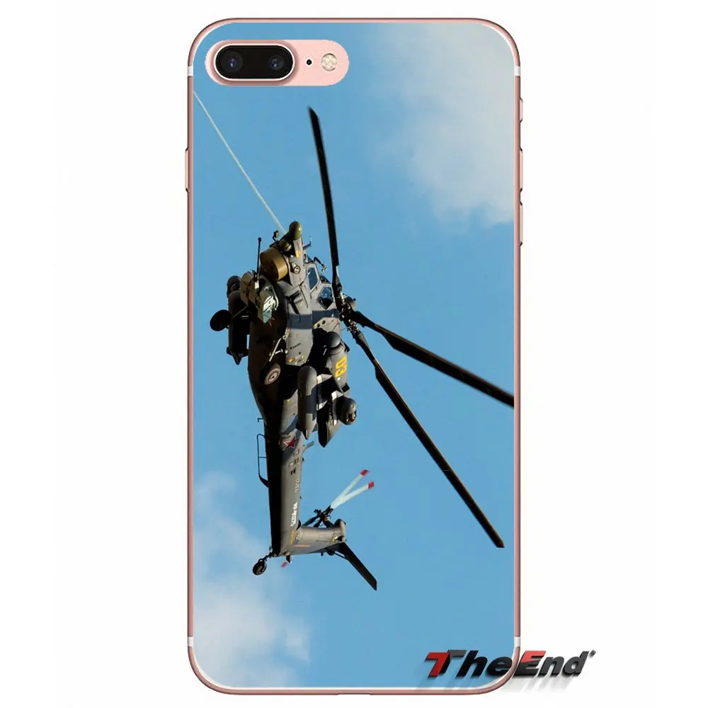 Mil Mi 24 задний вертолет военный чехол для Xiaomi Redmi 4 3 3S Pro Mi3 Mi4 Mi4i Mi4C Mi5 Mi5S Max Note 2 4|case for