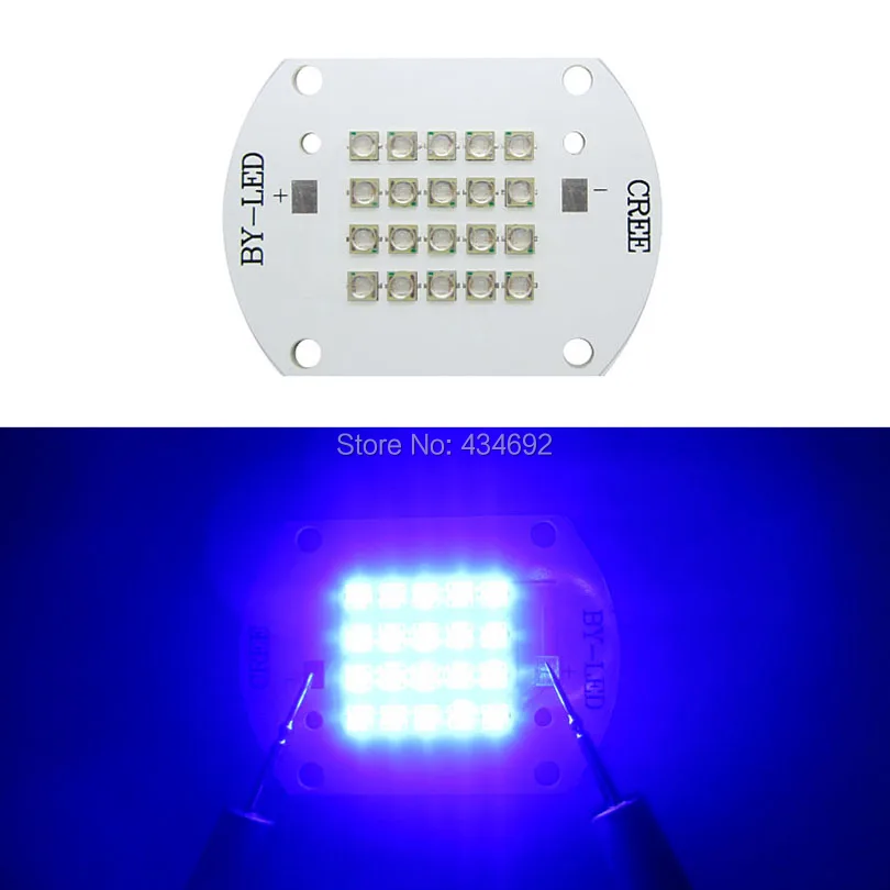 Тайвань Epistar 50 Вт синий 460NM светодиодный излучатель света 30-36 в 700-1400mA светодиодный свет для DIY завод светодиодные лампы для роста света