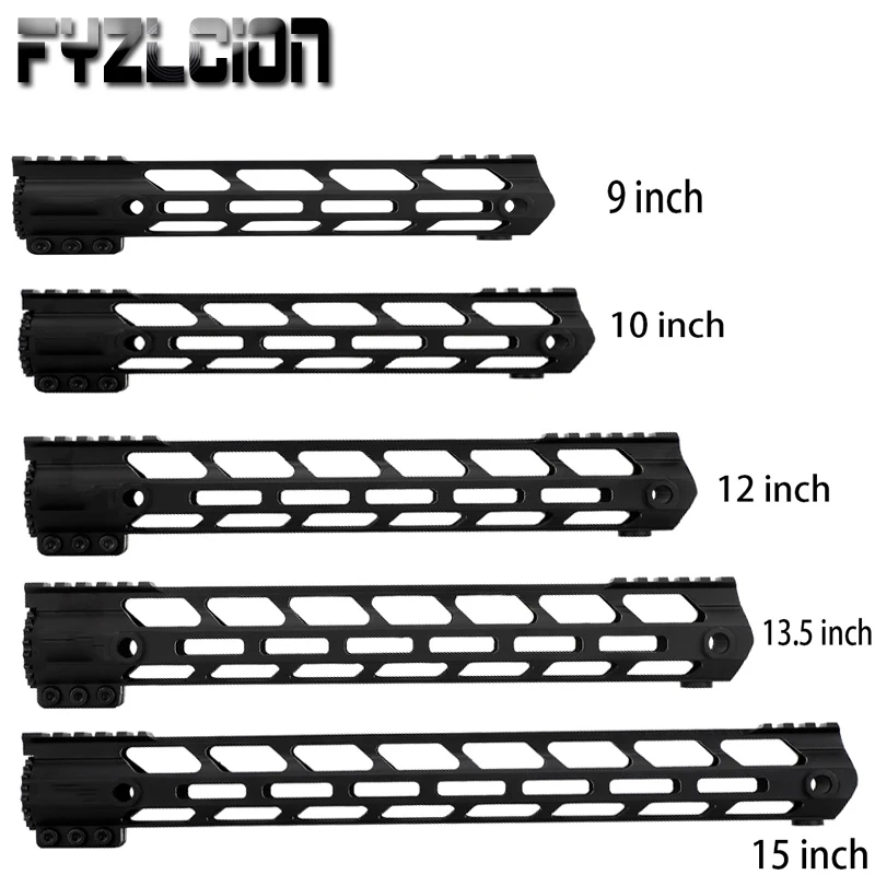 

Tactical Hunting M-LOK Handguard Rail 7inch/9inch/10inch/12inch/13.5inch/15inch MLOK Free Float Hand Guard Picatinny Scope Mount