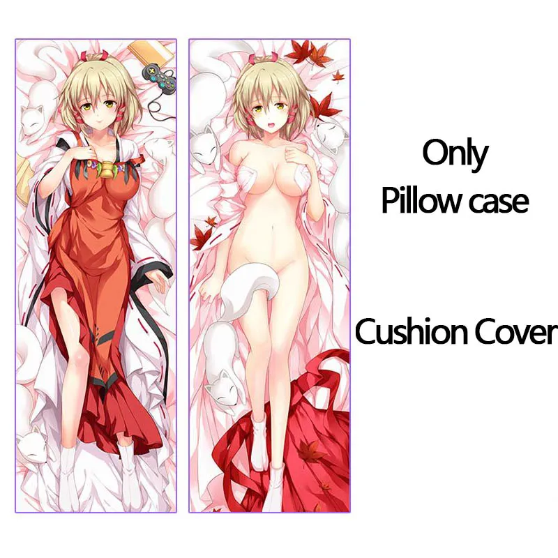 Аниме Длинная Подушка Любовь лисы Dakimakura Большая жизнь Подушка обнимающая тело индивидуальный заказ Свадьба для сна Прямая поставка - Цвет: Pillow Case-YCDS002