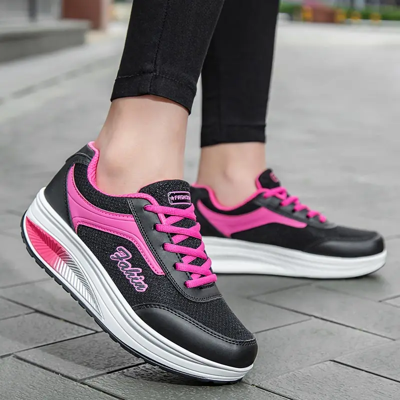 Summer Platform Shoes Woman Sport Shoes Women's Platform Sneakers for Running Shoes Sports Slimming Swing Toning Fitness A-260 Summer Platform Shoes Woman Sport Shoes Women's Platform Sneakers for Running Shoes Sports Slimming Swing Toning Fitness A-260