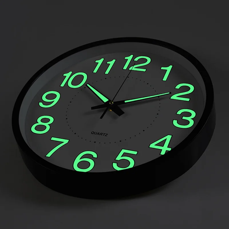 

2019 new luminous wall clock large clocks and clocks 3D DIY acrylic quartz Duvar Saat Klock modern mute