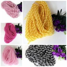 8 мм 30 ярдов серебро и золото обрезки трубчатая кринолиновая труба CRIN конского волоса Cyberlox обрезки для автомобиля и DIY украшения