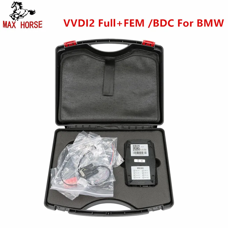 Xhorse VVDI2 полная версия V5.8.0 для V-W Audi/BMW/Porsche/PSA Plus BMW FEM BDC ID48 96bit OBDII MQB все разрешения |