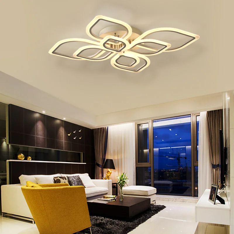 

Modern Chandeliers Led Living Room Bedroom Dining Room Acrylic Ceiling Lamp Chandeliers Home Indoor Lighting