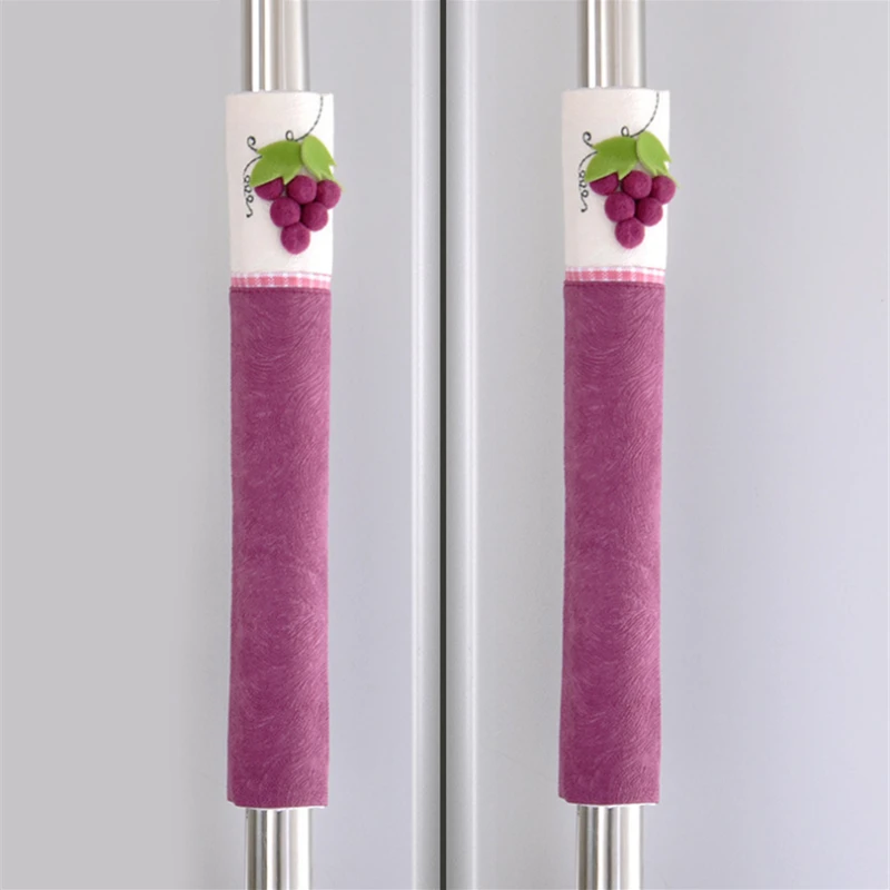 Buy 1 Pair Cotton Refrigerator Handle Cover Practical
