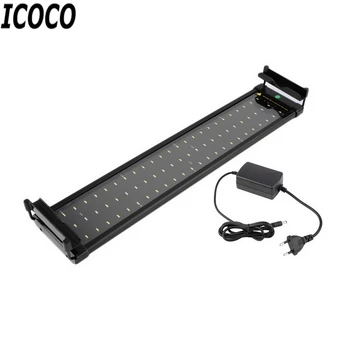

ICOCO 1pcs LED Underwater Aquarium Fish Tank Light Waterproof LED Fishbowl Light Bar Submersible SMD 11W 50 CM LED Light Lamp