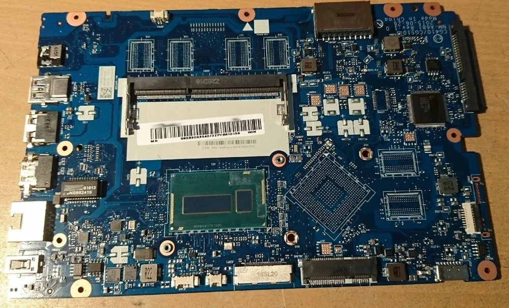 Бесплатная доставка Для lenovo Ideapad 100 15IBY 15IBD материнской CG410/CG510 NM A681 плата 5B20K25442 i5