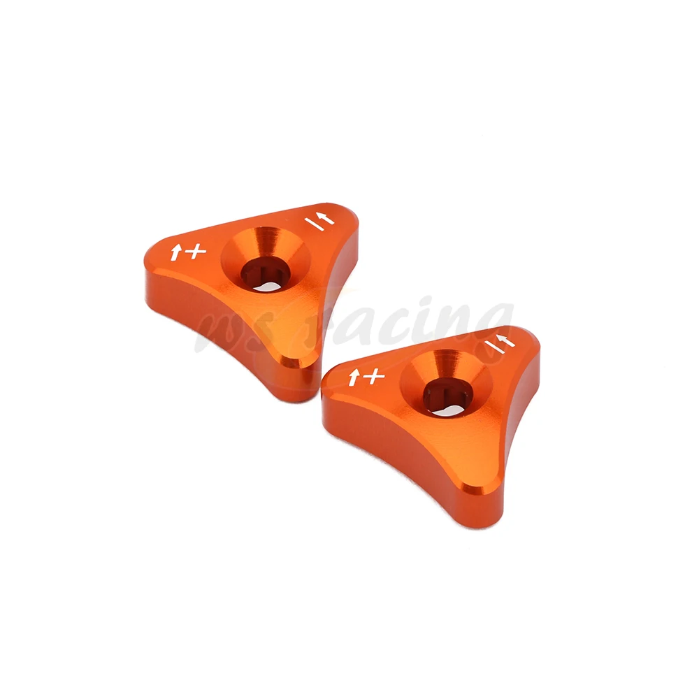 Fork Shock Absorber Adjusters Knob Bolts For KTM 250 SX SXF SXS MXC EXC Six Days