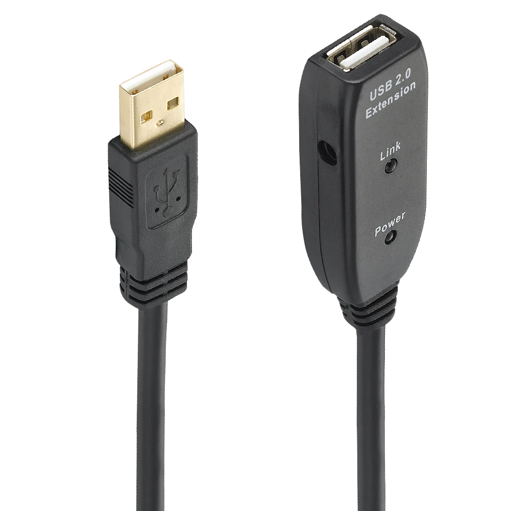 Lballist USB 2 0 Удлинительный кабель штекер гнездо Активный ретранслятор встроенный