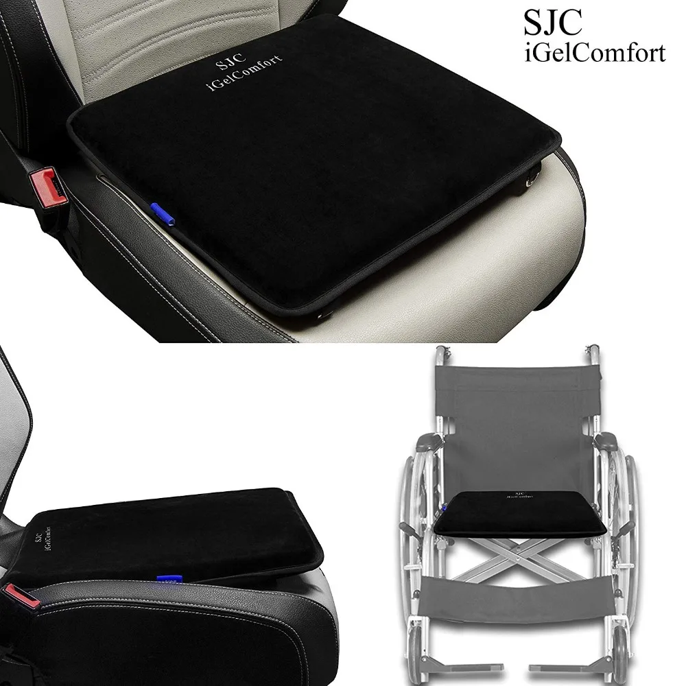 Sojoy iGel комфорт копчик ортопедические Дышащие все гелевые подушки сиденья охлаждающая подушка для автомобиля офиса дома(черный