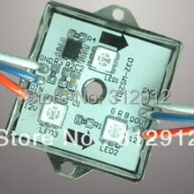 20 штук DC12V WS2811 светодиодный пиксельный модульный, 0,72 W; IP68; 3 шт. 5050 SMD RGB светодиодный