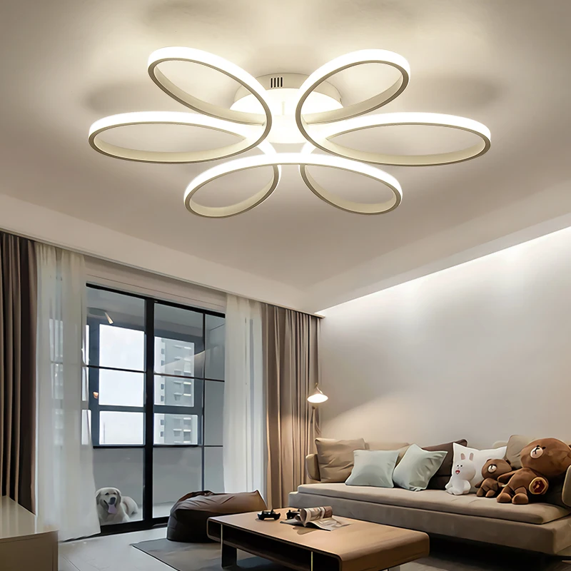 

New modern led chandelier for living room bedroom dining room aluminum body Indoor home chandelier lamp lighting fixture