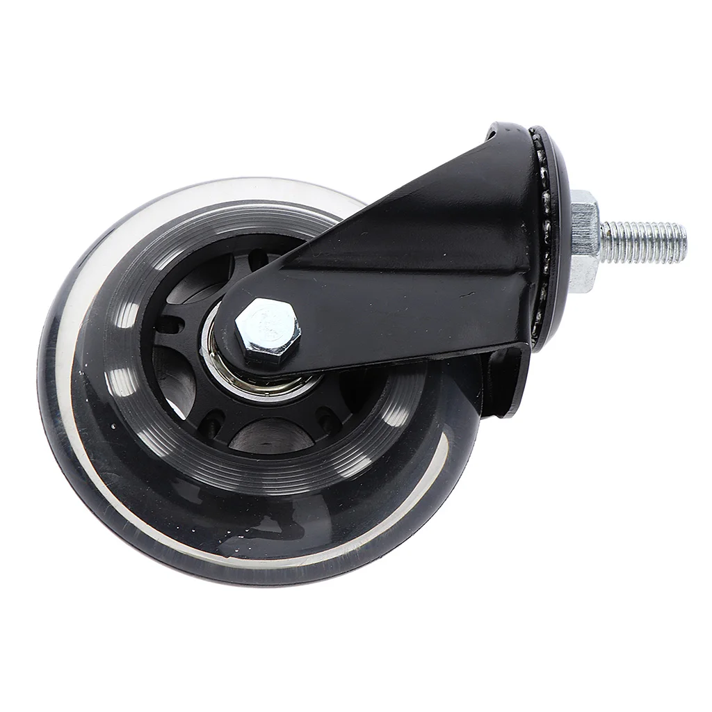 3'' Heavy Duty Replacement Ball Bearing Swivel Office Salon Chair Furniture Roller Skates Caster Wheels