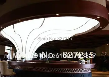 

White Translucent Ceiling Film in Study Room---PVC Stretch Ceilings in a Construction Materials and Ceiling Materials