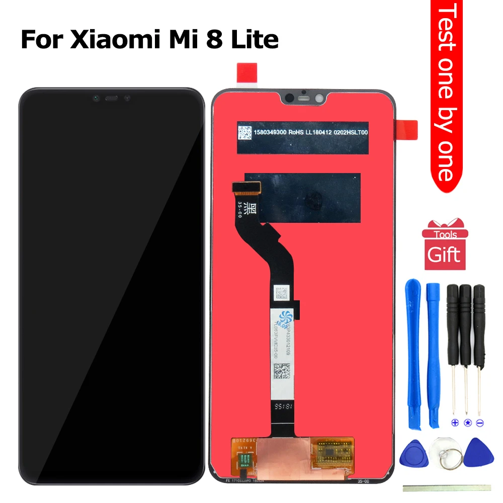 

For Xiaomi Mi 8 Lite Display Touch Screen Frame Digitizer Assembly Replacement for Xiaomi Mi 8 Lite Mi8 Youth Mi 8X LCD Repair