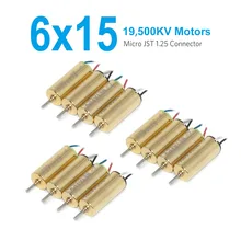 BETAFPV 3 Sets of 6x15mm Tiny Whoop Motor (Speed: Insane) 19500KV Black