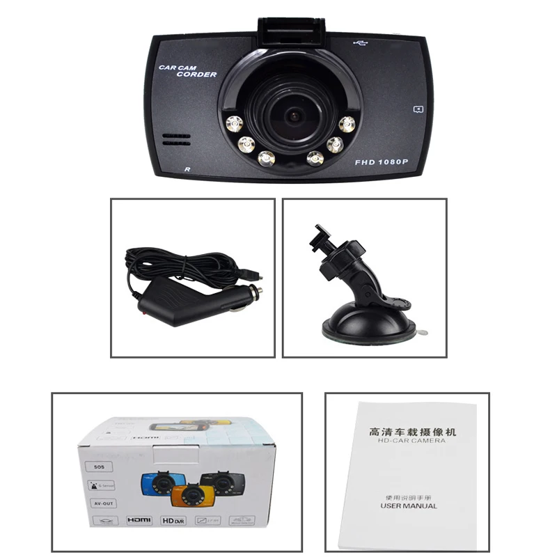 Оригинальная Автомобильная dvr камера Авто 2," G30 Full HD 1080P 170 градусов видеорегистратор регистратор с ночным видением видеорегистратор