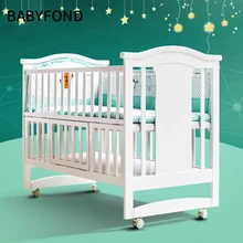 Детские кроватки многофункциональные Твердые колыбели кровать складной москитная сетка ролик детская кровать новорожденный