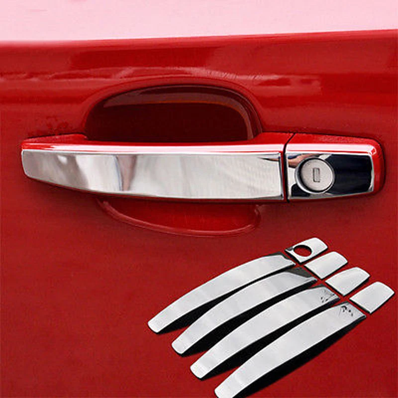 For Vauxhall Opel 4pcs/set Door Handle Cover Trim Stainless Steel Chrome Support Astra Antara Zafira Insignia