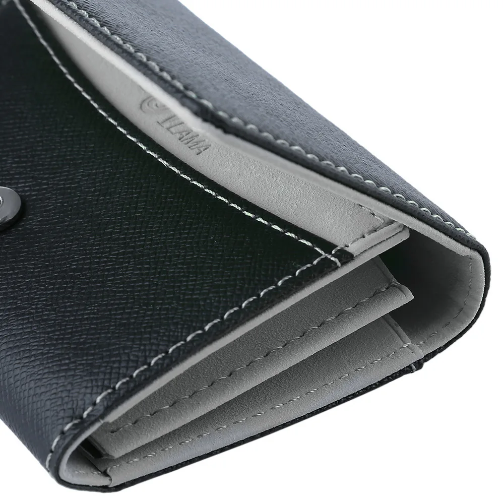 Baellerry Mini мужской кошелек с застежкой новый PU кожаный новинка однотонный цветной