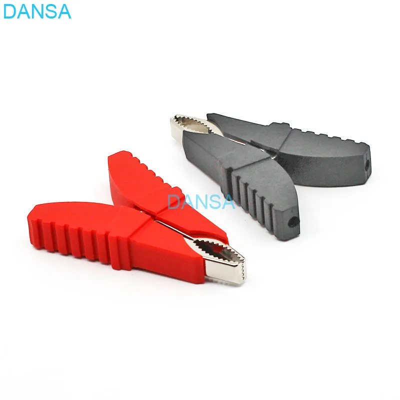

2pcs/lot 30A Red Black Butterfly Type Alligator Testing Clips For Car Charger Clip Storage Battery Clip Multimeter