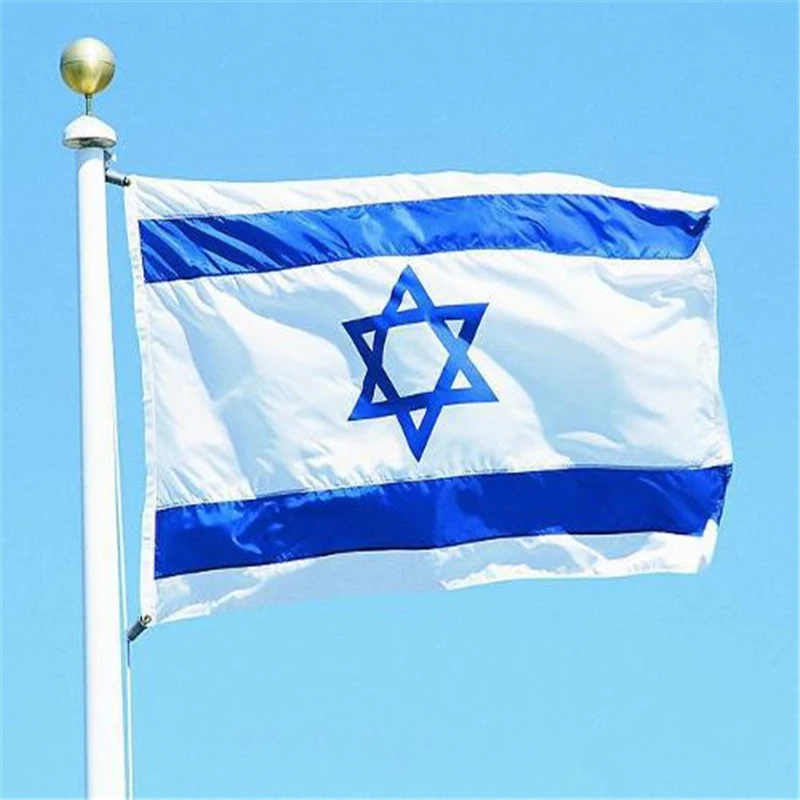 Флаг Израиля 3*5 футов. Полиэстер флагман. 90*150 см большие баннеры флаг Израиля, реальный флаг баннер