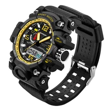 Для мужчин и женщин цифровые часы Многофункциональный 30 м водонепроницаемый задний светильник светящийся Секундомер Будильник спортивные часы