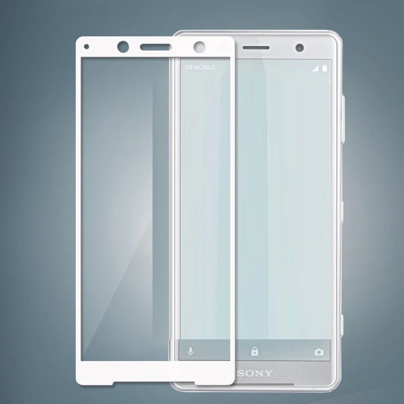 Изогнутое закаленное стекло с полным покрытием для Sony Xperia XZ2 защита экрана