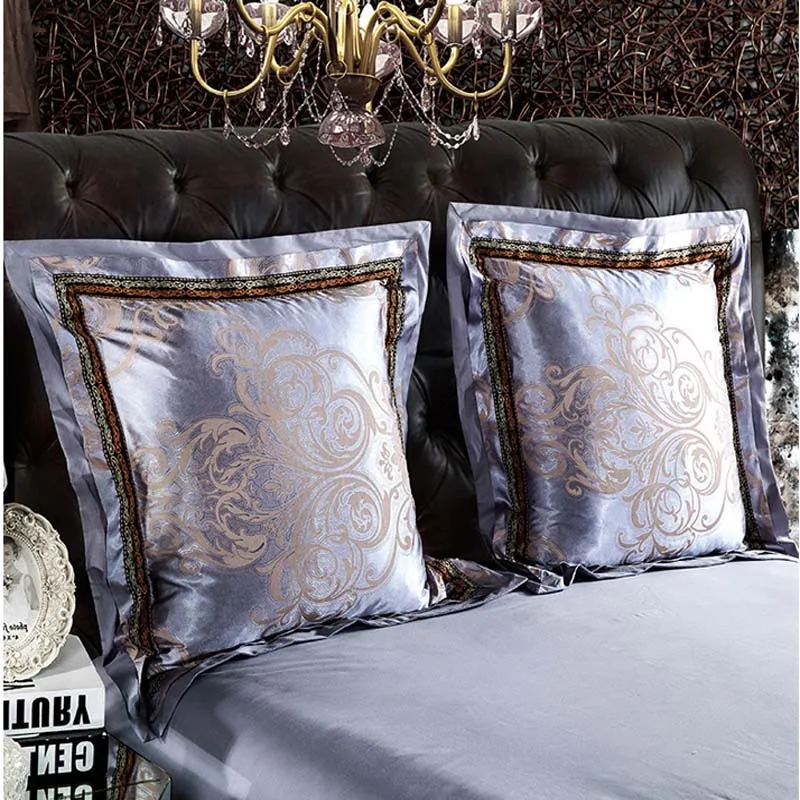 European Amazing bright Jacquard tribute silk 60*60cm palace room two