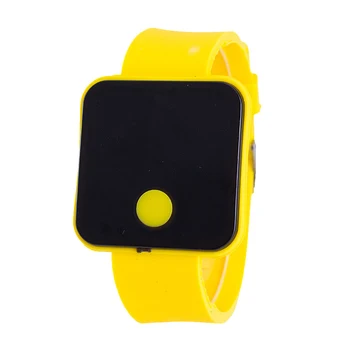 

Ultra-thin Screen Wristwatches Children Electronic Watches Men Silicone LED Watch LXH