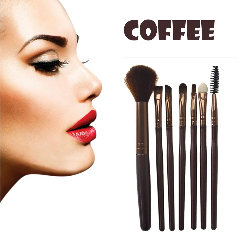 

7 Pcs Silicone Makeup Brush EyeShadow Brush Cosmetics Blending Brush Tool makeup brush set kit de pinceis de maquiagem pinceaux