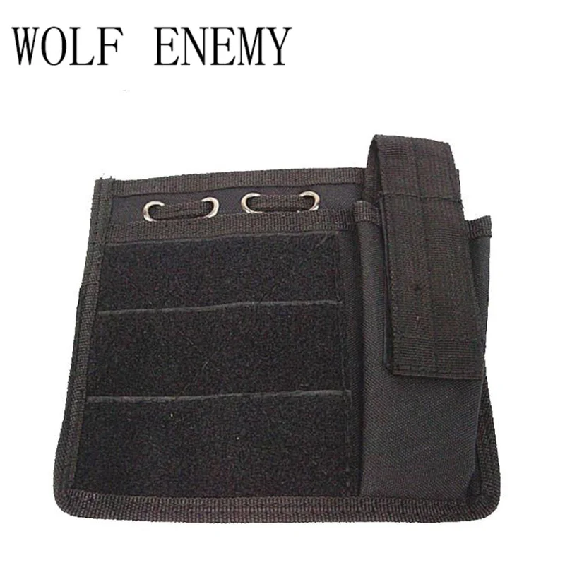 

US Airsoft Military Molle Milspec MOD Map Torch Admin Pouch Black